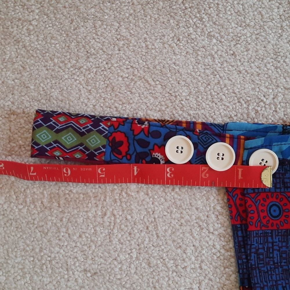 Colorful Patchwork Patterned Jumpsuit - image 6